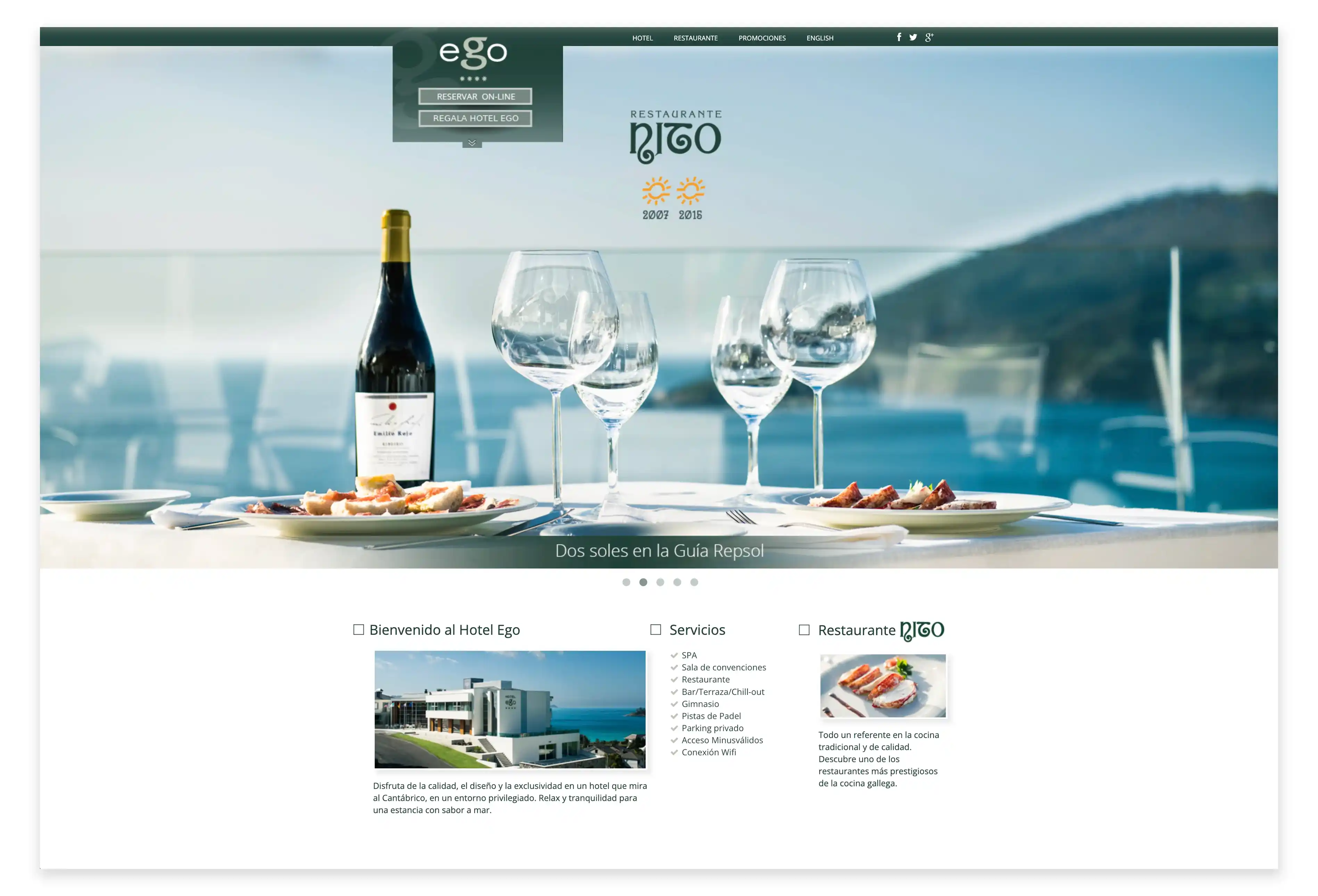 Web para Hotel Ego ****